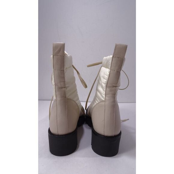 Theory Women's Laced Boot Nylon Ankle Boots Booties NWOB 498 Sz 37 - Picture 5 of 9